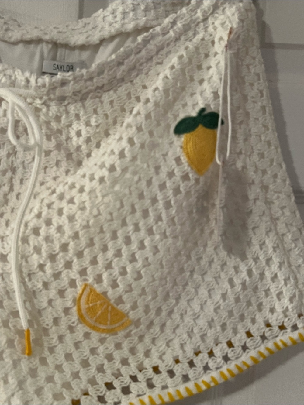 SAYLOR Blithe Crochet Shorts. - Picture 4 of 12